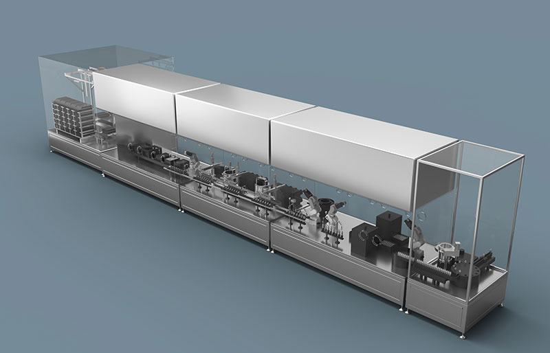 Blood culture second-generation gene sequencing sterile production line
